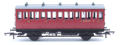 Pre-Owned Hattons Originals Genesis Pack of 3 coaches (4BT, 4T, 4T) in BR crimson