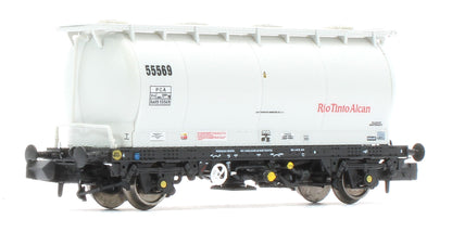 RT-PCA20-203H Pack of 4 RioTintoAlcan liveried PCA tanks (no ladders). Numbers:  55534, 55537, 55569, 55558