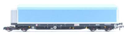 Pre-Owned OO/4mm 5-car Arbel WIA car carrier with DB branding. Wagon number 85 70 4971 007-5