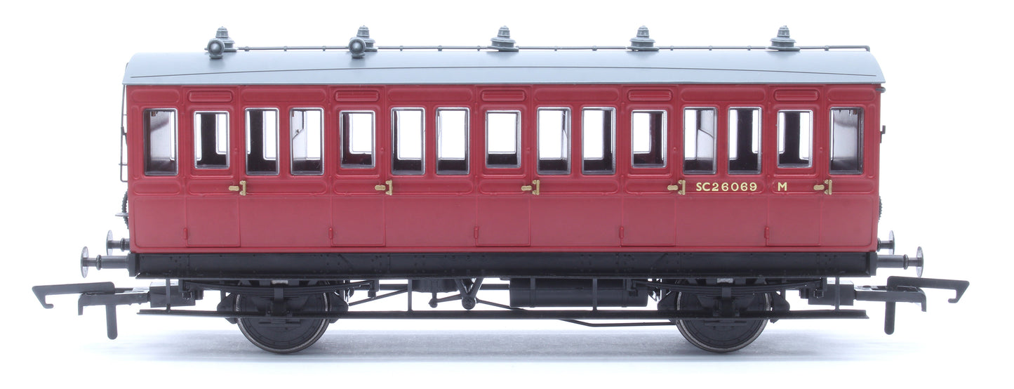 Pre-Owned Hattons Originals Genesis Pack of 3 coaches (4BT, 4T, 4T) in BR crimson