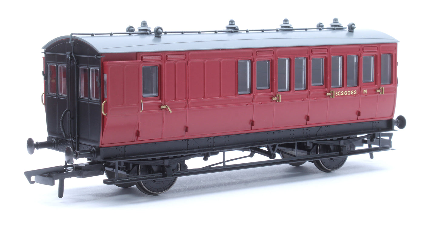 Pre-Owned Hattons Originals Genesis Pack of 3 coaches (4BT, 4T, 4T) in BR crimson