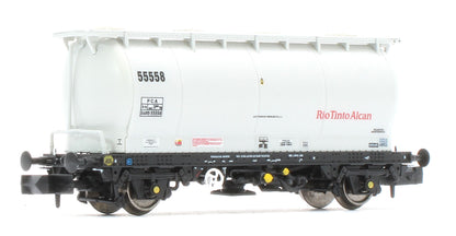 RT-PCA20-203H Pack of 4 RioTintoAlcan liveried PCA tanks (no ladders). Numbers:  55534, 55537, 55569, 55558