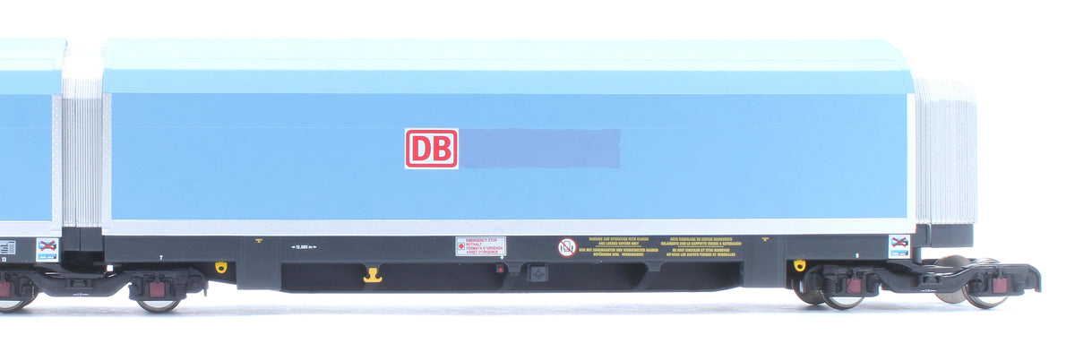 Pre-Owned OO/4mm 5-car Arbel WIA car carrier with DB branding. Wagon number 85 70 4971 007-5