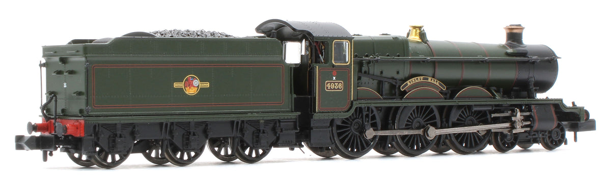 372-011SF GWR 49XX 'Hall' 4936 'Kinlet Hall' BR Lined Green (Late Crest) Steam Locomotive - DCC Sound