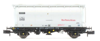 RT-PCA20-203H Pack of 4 RioTintoAlcan liveried PCA tanks (no ladders). Numbers:  55534, 55537, 55569, 55558
