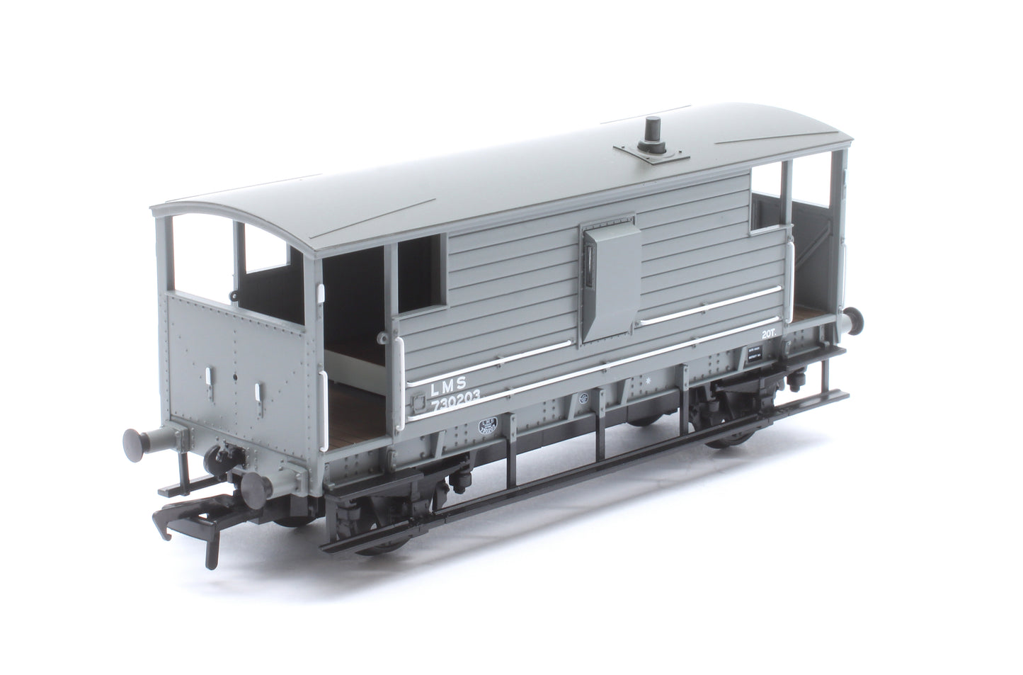 LMS 20T Brake Van LMS (LMS) Grey No. 730203