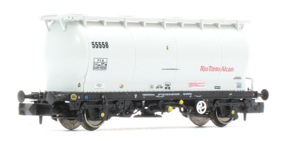 RT-PCA20-203H Pack of 4 RioTintoAlcan liveried PCA tanks (no ladders). Numbers:  55534, 55537, 55569, 55558