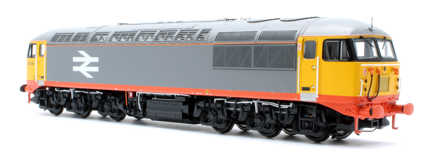 CM - 56089 - RSR SF Class 56 BR Railfreight Grey No.56089 (with Red Stripe) Diesel Locomotive - DCC Sound