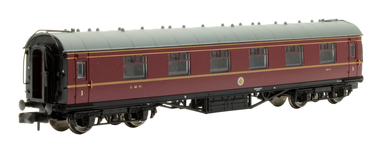 Pre-Owned 374-845C Stanier First Corridor LMS Crimson Lake '1055'