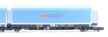 Pre-Owned OO/4mm 5-car Arbel WIA car carrier with DB branding. Wagon number 85 70 4971 007-5