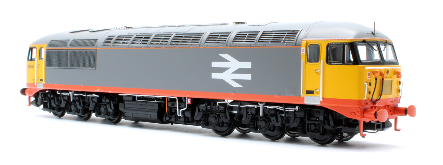 CM - 56089 - RSR SF Class 56 BR Railfreight Grey No.56089 (with Red Stripe) Diesel Locomotive - DCC Sound