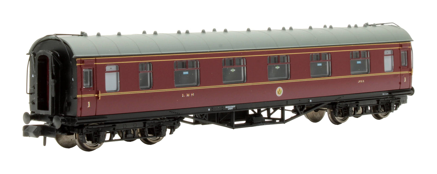 Pre-Owned 374-845C Stanier First Corridor LMS Crimson Lake '1055'
