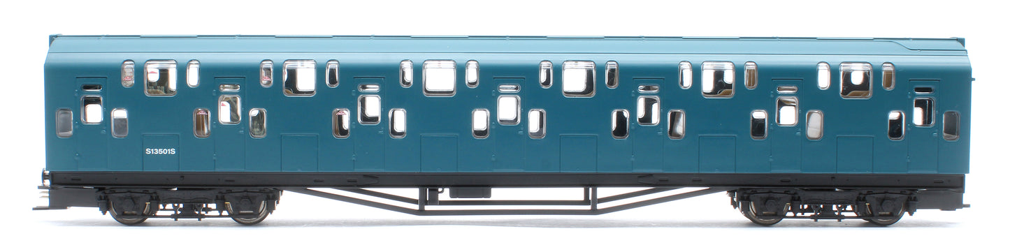 Bulleid Class 4DD Double Decker 4 Car EMU 4001/4901 BR Blue with Full Yellow Ends