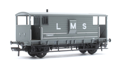 LMS 20T Brake Van LMS (L M S) Grey No. 730037