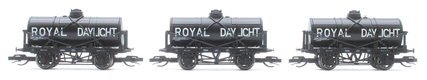 Royal Daylight 12T Tank Wagon Triple Pack 1534-1535-1536