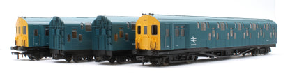 Bulleid Class 4DD Double Decker 4 Car EMU 4002/4902 BR Blue with Full Yellow Ends - Sound Fitted