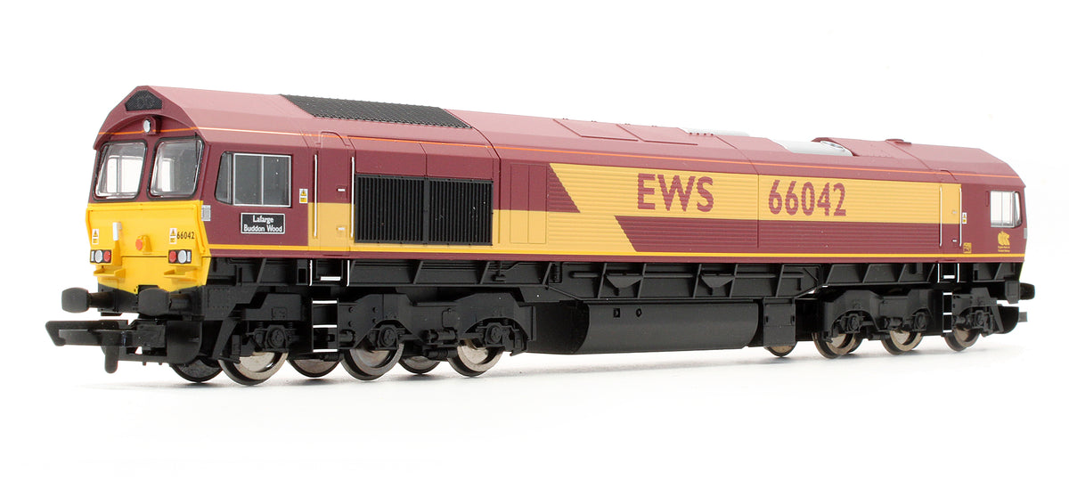 Pre-Owned Class 66042 EWS 'Lafarge Buddon Wood' Diesel Locomotive