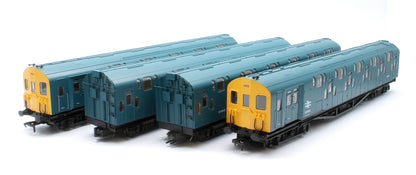 Bulleid Class 4DD Double Decker 4 Car EMU 4002/4902 BR Blue with Full Yellow Ends