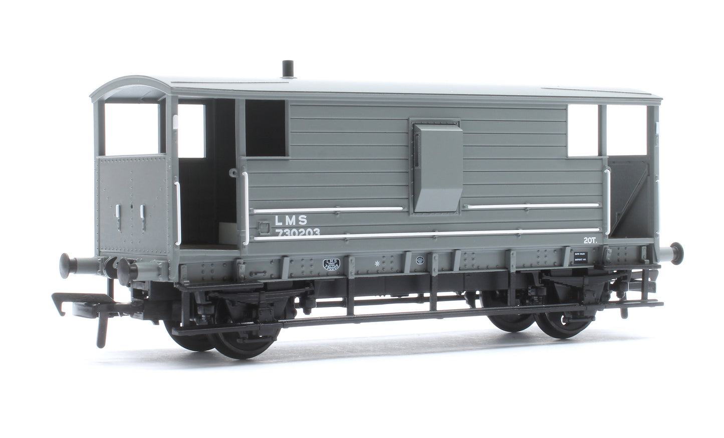 LMS 20T Brake Van LMS (LMS) Grey No. 730203