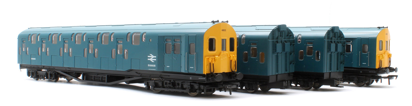 Pre-Owned KRM-4DD-OO-R-2-B Bulleid Class 4DD Double Decker 4 Car EMU 4002/4902 BR Blue with Full Yellow Ends