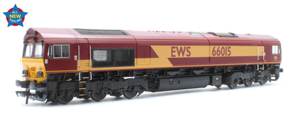 Class 66/0 66015 EWS Diesel Locomotive