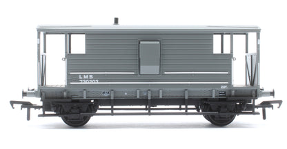 LMS 20T Brake Van LMS (LMS) Grey No. 730203