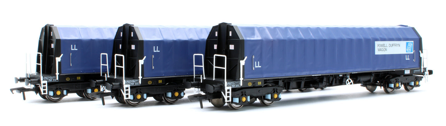 PXA01 TP(C) Set of 3 PXA Steel Coil Carrier PD Blue with LL Lettering No.3041/3051/3057