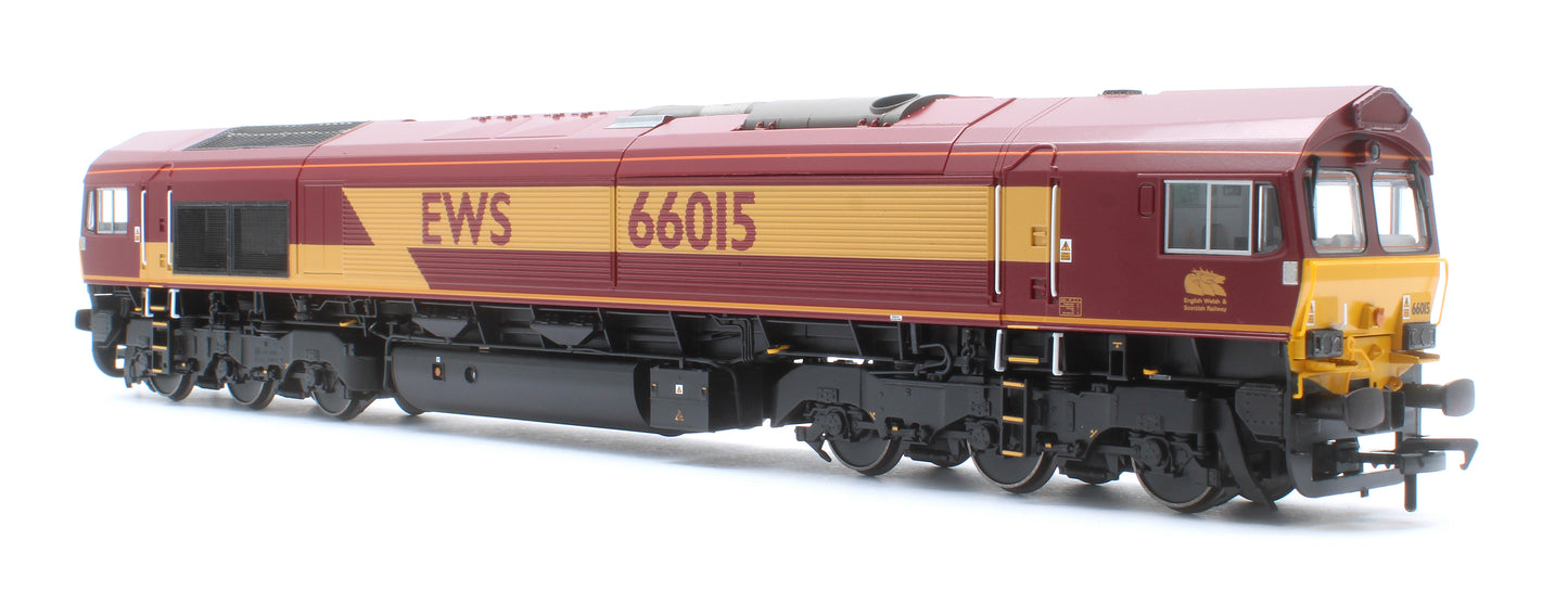 Class 66/0 66015 EWS Diesel Locomotive