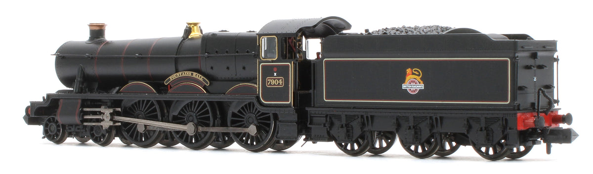 372-451 GWR 'Modified Hall' 7904 'Fountains Hall' BR Lined Black (Early Emblem) Steam Locomotive