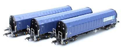 PXA01 TP(C) Set of 3 PXA Steel Coil Carrier PD Blue with LL Lettering No.3041/3051/3057