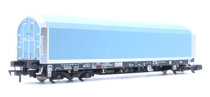 OO/4mm 5-car Arbel WIA car carrier with DB branding. Wagon number 85 70 4971 043-0