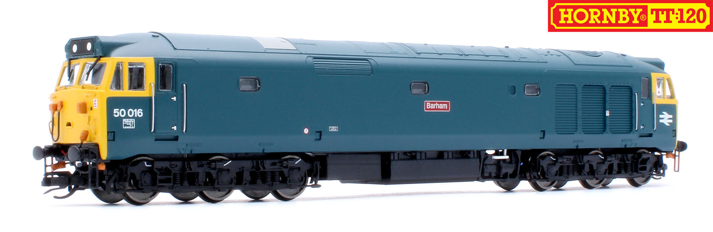 Class 50 BR Blue Barham 50016 Diesel Locomotive
