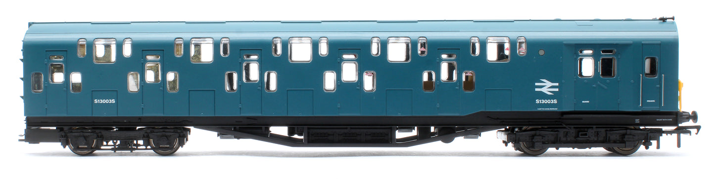 Bulleid Class 4DD Double Decker 4 Car EMU 4002/4902 BR Blue with Full Yellow Ends - DCC Fitted