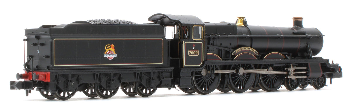 372-451SF GWR 'Modified Hall' 7904 'Fountains Hall' BR Lined Black (Early Emblem) Steam Locomotive - DCC Sound
