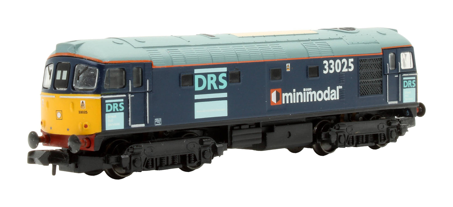 Pre-Owned 371-125K DRS Blue Class 33 33025 Diesel Locomotive