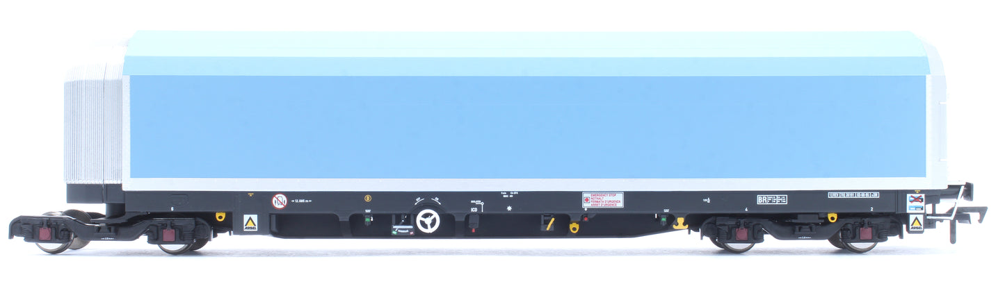 OO/4mm 5-car Arbel WIA car carrier with DB branding. Wagon number 85 70 4971 043-0