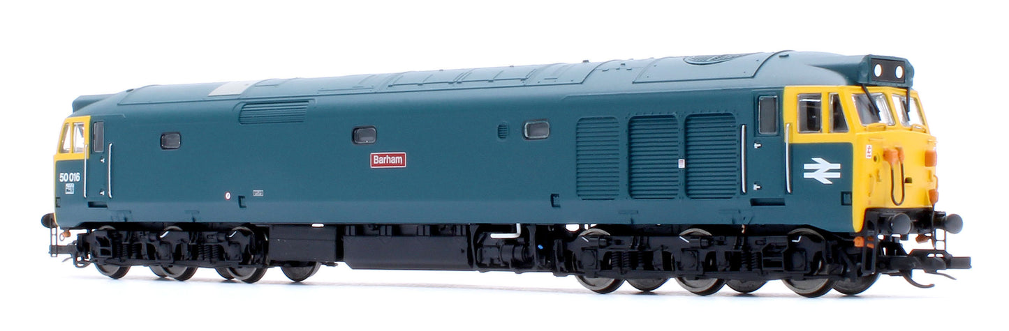 Class 50 BR Blue Barham 50016 Diesel Locomotive