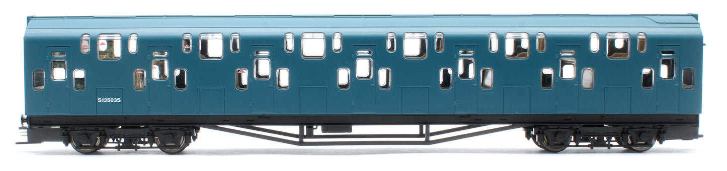 Bulleid Class 4DD Double Decker 4 Car EMU 4002/4902 BR Blue with Full Yellow Ends - DCC Fitted
