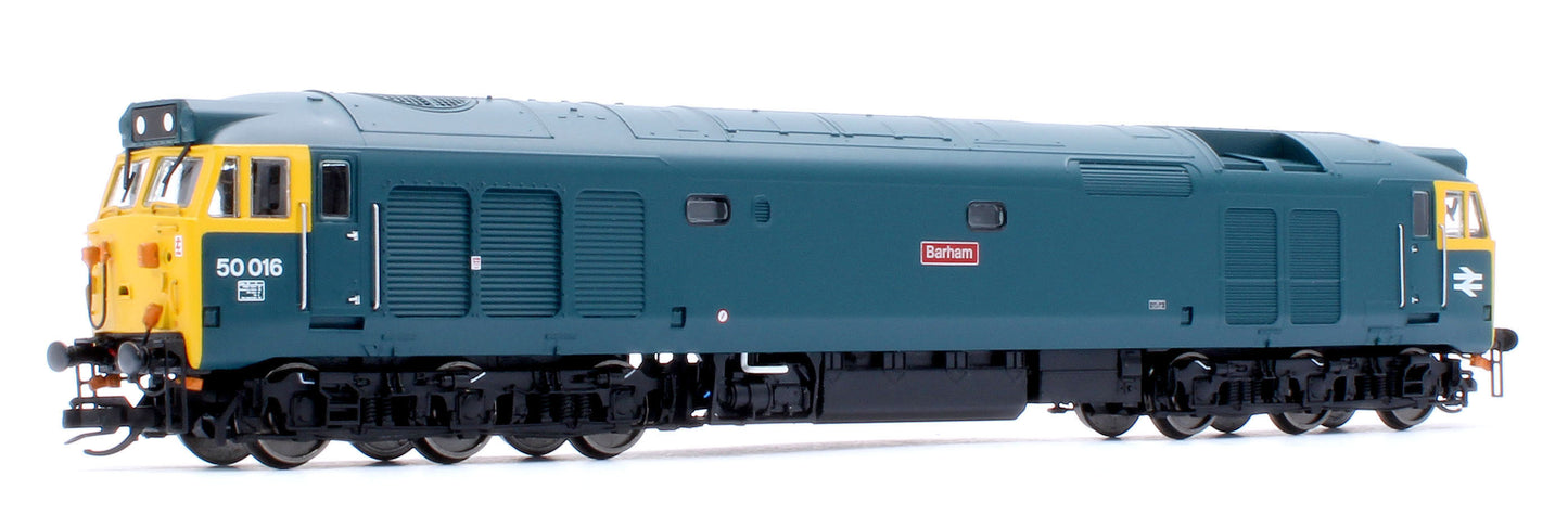 Class 50 BR Blue Barham 50016 Diesel Locomotive