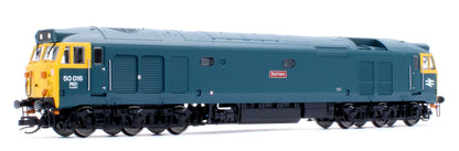 Class 50 BR Blue Barham 50016 Diesel Locomotive