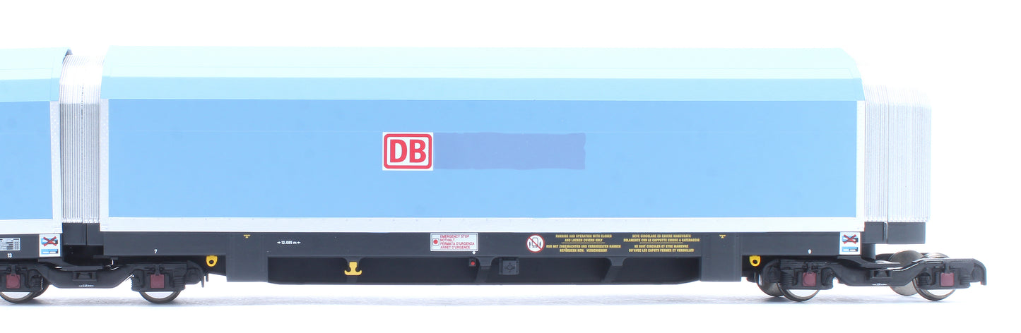 OO/4mm 5-car Arbel WIA car carrier with DB branding. Wagon number 85 70 4971 043-0