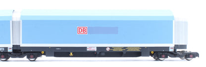 OO/4mm 5-car Arbel WIA car carrier with DB branding. Wagon number 85 70 4971 043-0