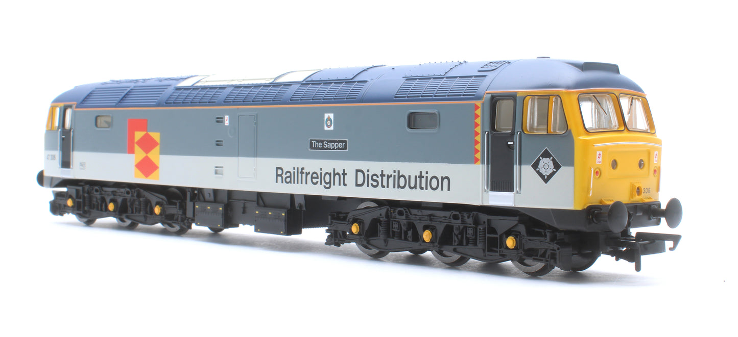 R30440TXS RailRoad Class 47 Railfreight Distribution 'The Sapper' 47306 Diesel Locomotive - DCC Sound