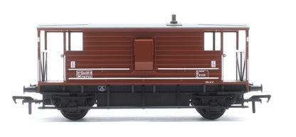 LMS 20T Brake Van BR Bauxite (Late) No. M731723