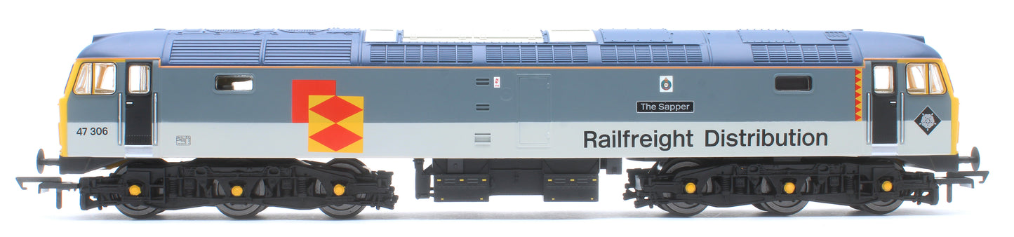 R30440TXS RailRoad Class 47 Railfreight Distribution 'The Sapper' 47306 Diesel Locomotive - DCC Sound