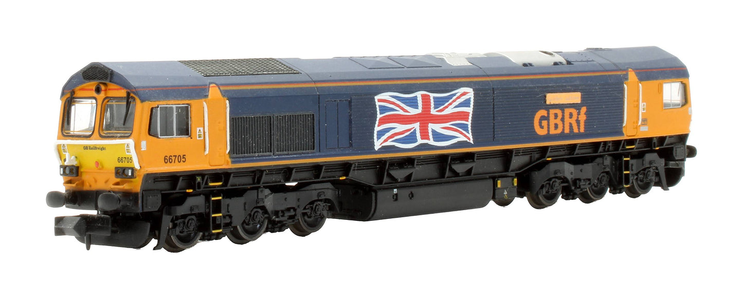 Pre-Owned ND-039 GBRF Class 66 66705 'Golden Jubilee' Diesel Locomotive