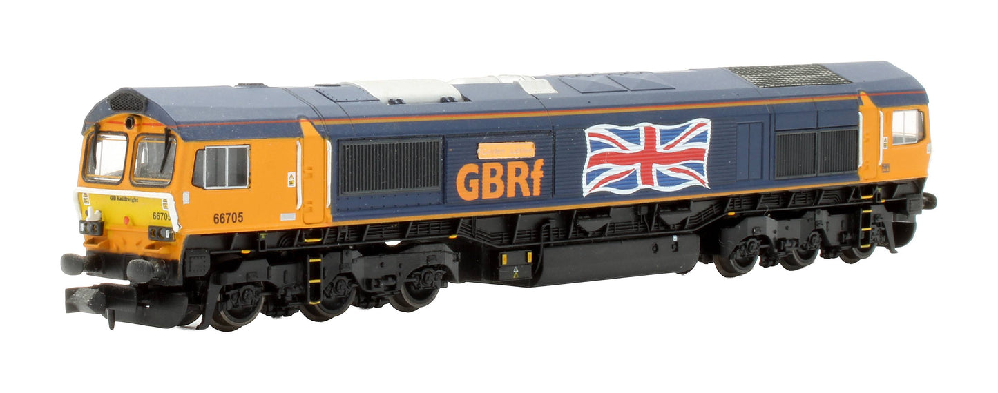 Pre-Owned ND-039 GBRF Class 66 66705 'Golden Jubilee' Diesel Locomotive