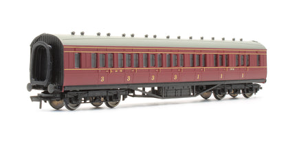 Pre-Owned 34-252B 57' Corridor 1st / 3rd Coach LMS Crimson '3619'