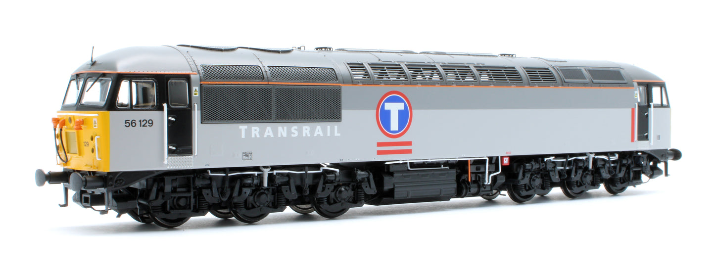 CM - 56129 - TGT Class 56 Triple Grey Transrail No.56129 Diesel Locomotive