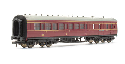 Pre-Owned 34-226B 57' Corridor Brake End Coach LMS Crimson '5328'